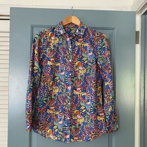 J. MCLAUGHLIN Lois Freshfield button down Blouse Size XS/S